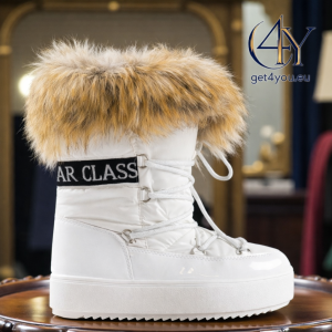 Дамски апрески с пух – White Arctic Style- GY-RO-21325
