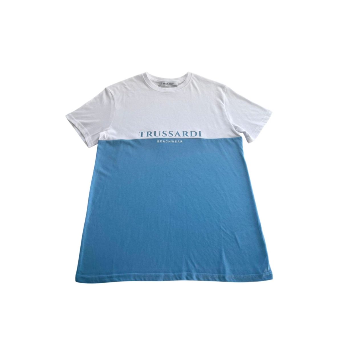Trussardi Beachwear TRU25MTS02_WhiteAzure