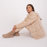 Дамски елек в бежов цвят – модел AT-KZ-2368.00P