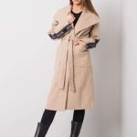 Дамско палто в бежов цвят – модел LK-PL-508316.95P