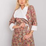 Дамско палто в бордо цвят – модел DHJ-PL-6022A.26X