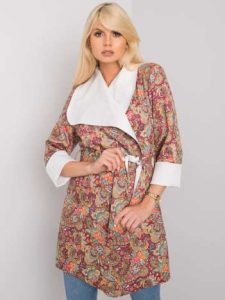 Дамско палто в бордо цвят – модел DHJ-PL-6022A.26X