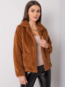 Дамско яке в кафяв цвят – модел 217-KR-24559.92