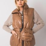 Дамски елек в кафяв цвят – модел EM-KZ-611.40X