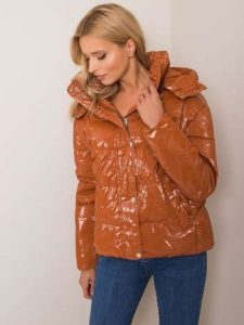 Дамско яке в светлокафяв цвят – модел NM-DE-KR-LC2022.95P