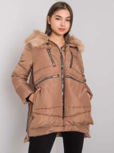 Дамско яке в камел цвят – модел NM-KR-H-1072.95P