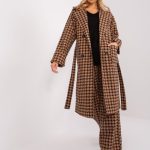 Дамско палто в камел цвят – модел LK-PL-509407.96P