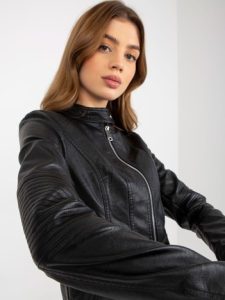 Дамско яке в черен цвят – модел NM-KR-G103.00P