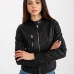 Дамско яке в черен цвят – модел HM-KR-203.69
