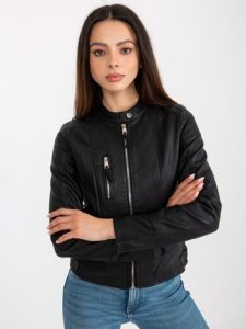 Дамско яке в черен цвят – модел HM-KR-203.69