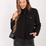 Дамско яке в черен цвят – модел RV-KR-007.95P