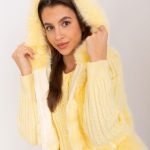 Дамски елек в яркожълт цвят – модел AT-KZ-2379.96P