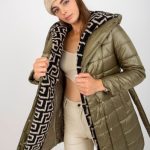 Дамско яке в каки цвят – модел AI-KR-TR8265.98P