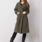 Дамско палто в каки цвят – модел LK-PL-508316.95P