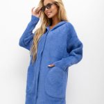 Дамско палто в син цвят – модел MBM-PL-1518.95P