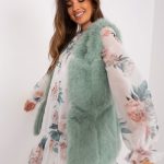 Дамски елек в шамфъстък цвят – модел AT-KZ-2375.00P