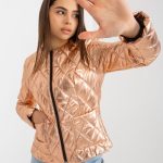 Дамско яке в златист цвят – модел LK-KR-507835.33P