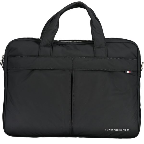 TOMMY HILFIGER BLACK MAN BRIFEFAFSE