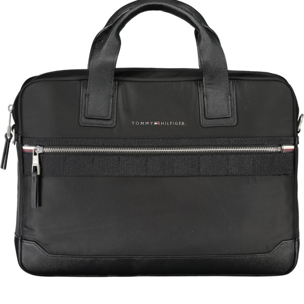 TOMMY HILFIGER BLACK MAN BRIFEFAFSE